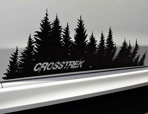 Forest Style Side Vinyl Decal for Subaru Crosstrek