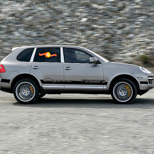 New Porsche Cayenne Transsyberian Side Stripes Kit Decal Sticker 