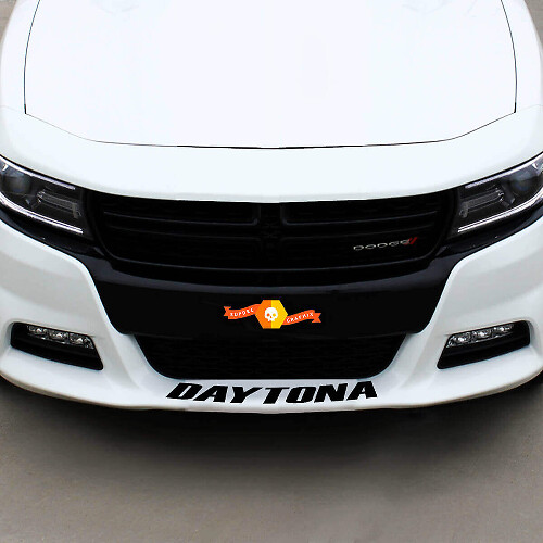 Retro Front Spoiler Decal for Dodge Charger Daytona 2015-2016