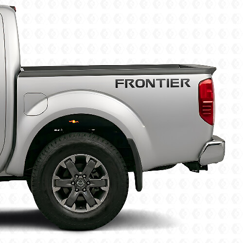 Frontier Letttering Side Vinyl Decal For Nissan Frontier 