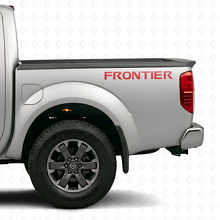 Frontier Letttering Side Vinyl Decal For Nissan Frontier _4