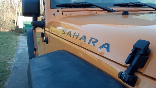 Sahara Vinyl Stickers for Jeep Wrangler Rubicon CJ TJ YK JK XJ