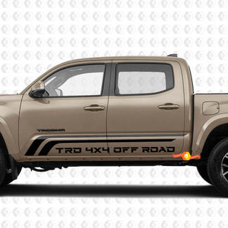 All 4 Doors Compatible with All 2016-2020 Toyota Tacoma Models Spartan Off Road Door Sill Decal/Sticker Inserts