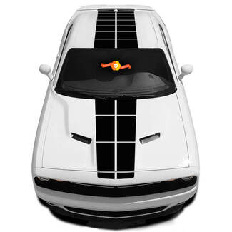 Pulse Racing Stripe Fits 2008-2020 Dodge Challenger Graphics Decal