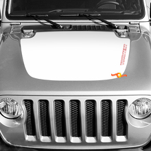 Hood Sticker Decal Vinyl Graphic for Jeep Wrangler Gladiator 3