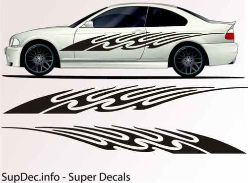 Vinyl Auto Body Graphics EXTERIOR OUTSIDE Decal sticker B709