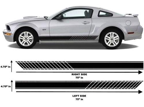 Chevrolet Camaro Ford Mustang Side Stripes Decals Vinyl Car Truck Graphics