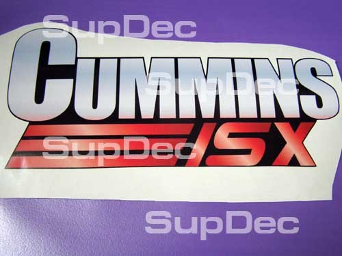 2 Cummins ISX Emblem Dodge RAM decalcomanie