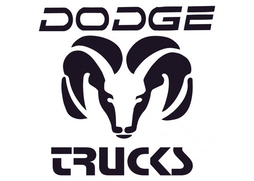 DODGE TRUCKS DECAL 2018 Self adhesive vinyl Sticker Decal
