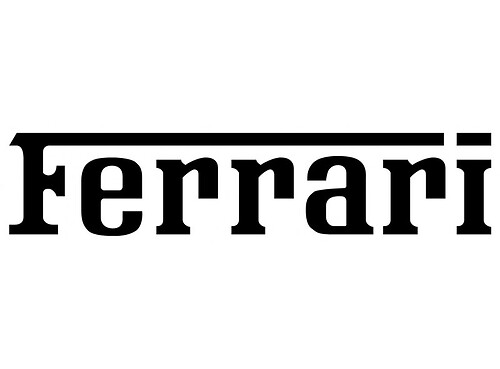 FERRARI TEXT DECAL 2021 Self adhesive vinyl Sticker Decal