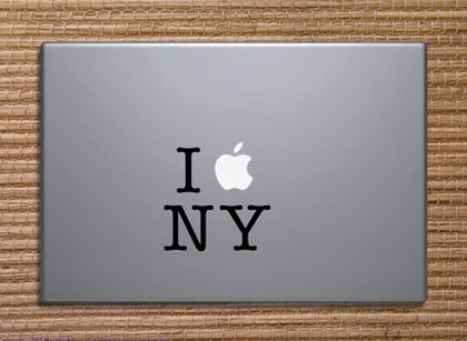 I love New York MacBook Decal Sticker