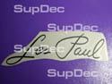 Les Paul guitar vinyl decal sticker