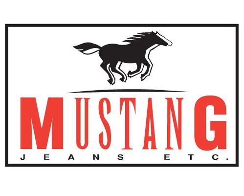 Mustang Jeans Decal Sticker