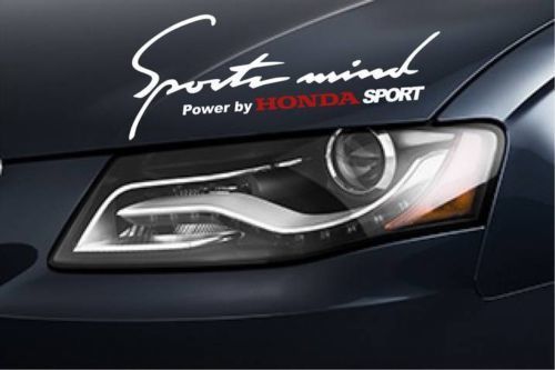 2 Sports Mind Power by HONDA SPORT Accord Civic S2000 Decal