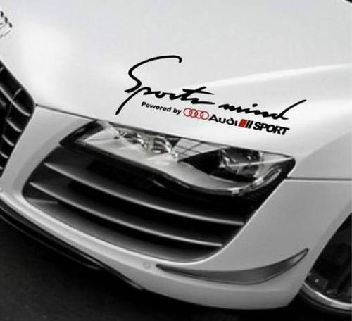 2 Sports Mind Powered by Audi SPORT A3 A4 A6 A8 RS4 Decal sticke