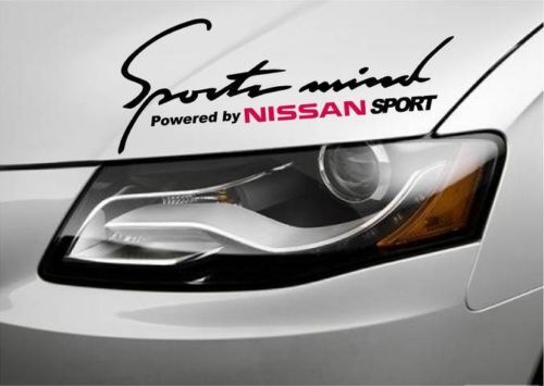 2 Sports Mind Powered by NISSAN Altima Maxima Z350 Z Sticker Decal stick