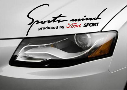 2 Sports Mind Produced by FORD Mustang Focus F150 Decal