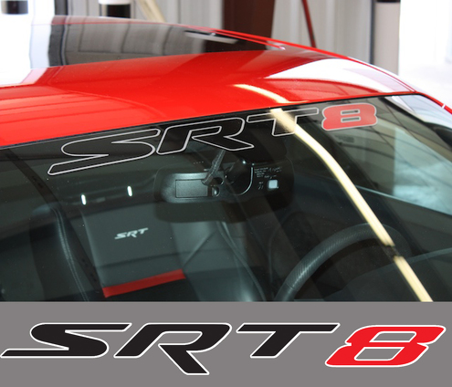 Les décalcomanies de pare-brise s'adaptent à Dodge Challenger SRT8 SRT4 STR6