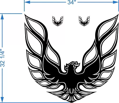 Trans Am Tail Light Filler Decal for Pontiac Firebird id=5305