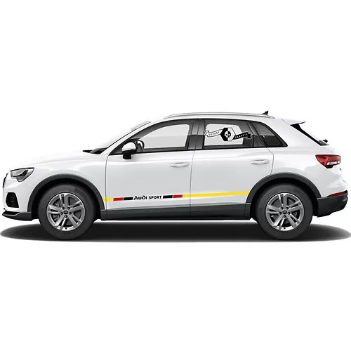 2 Audi Racing A6 A8 Q3 Q5 Q7 Tt Rs4 Rs5 S4 Decal Sticker