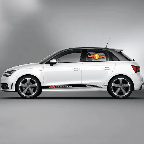 Car mirror decals sporty OEM style compatible with Audi S line