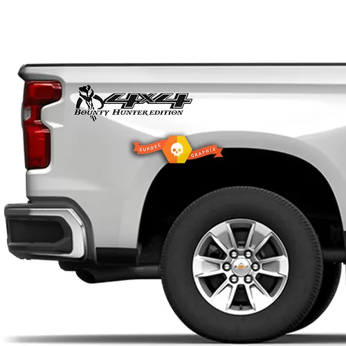4X4 Decals Fits Truck Chevrolet Silverado Bedside Chevy Sticker Vinyl in 6 Colors (2 Pieces). - Canada