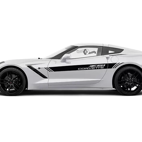 Custom Corvette C8 Z51 Inspired Brake Caliper Decals - 6 Stickers, Choose Your Z51 Color - Glossy Vinyl