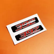2x 392 Challenger/Charger/Durango Key Fob Inlays emblem domed decal