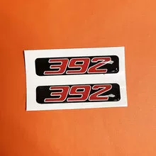 2x 392 Challenger/Charger/Durango Key Fob Inlays emblem domed decal