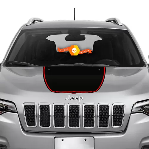 Jeep Renegade Tailgate Window Mountain Vinyl Decal Sticker