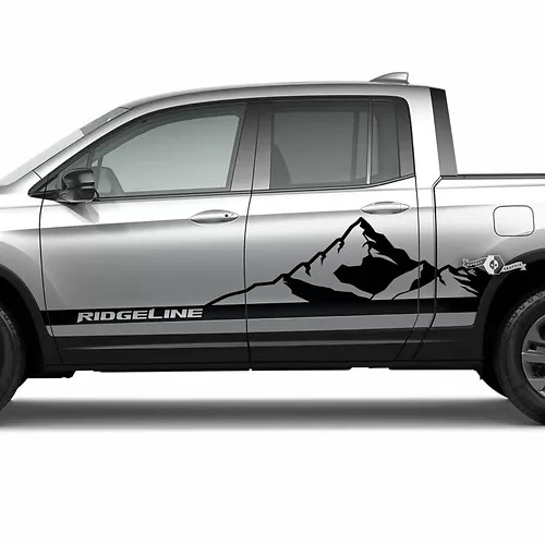 Hood Honda Ridgeline Stripe Logo Trim Dual Vinyl Decal Stickers Sticker ...