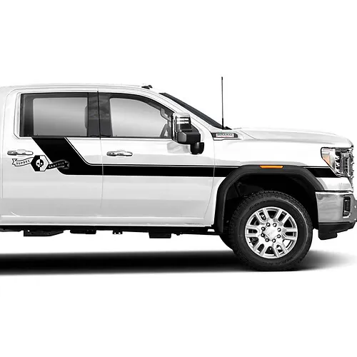 2 GMC GM Sierra 1500 AT4 Side Bed Destroyed Вestroyed off-road 4x4 ...