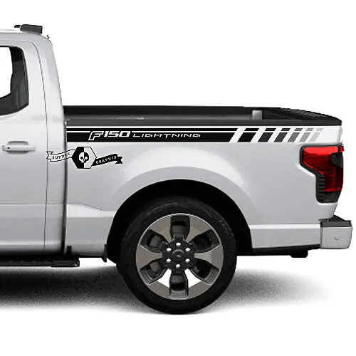 Matte black vinyl hood decal for Ford F150 F-150 2015-2020 blackout