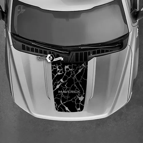 Hood Upper Lines Logo Trim Decals Kit for Ford Super Duty
