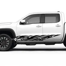 Pair Doors Rocker Panel Nissan Frontier Vinyl Decals