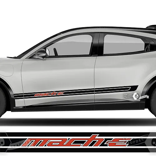 1971-1972 All Makes All Models Parts | SK6 | 1971-72 Ford Mustang; Mach 1 Complete Stripe Decal Kit; Argent Silver (Silver Metallic) | Classic Industries