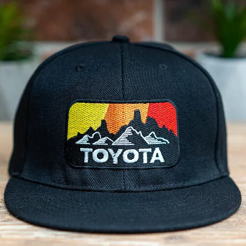 Toyota TRD Retro Vintage Snapback Hat Embroidered Toyota Logo