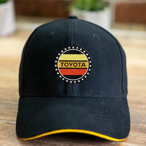 Toyota TRD Retro Vintage Stars Trucker Hat with Embroidered Logo
