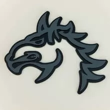 Bronco Horse 3D Badge Fender Badges Emblem