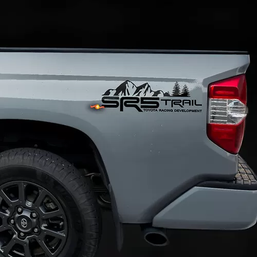 2x TRD Trail Mountain Tre Toyota Off Road BedSide Vinyl Stickers Calcomanía Para Tacoma O Tundra Sticker 2 Colors - Foto 10