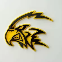 Custom 3D Badge Trackhawk Hellhawk logo Fender Badges Emblem