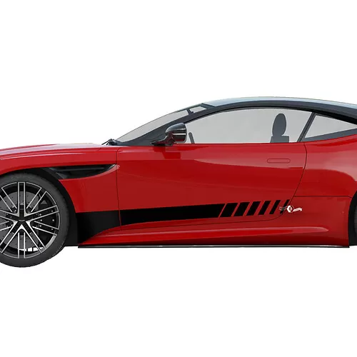 Side Aston Martin DB11 Full Body Line Vinyl Decals Stickers