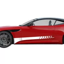 Side Aston Martin DB11 Rocker Panel Racing Vinyl Decals Stickers