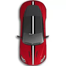 Aston Martin DB11 Full Body Two Colors Stripe Hood Roof Trunk Vinyl ...