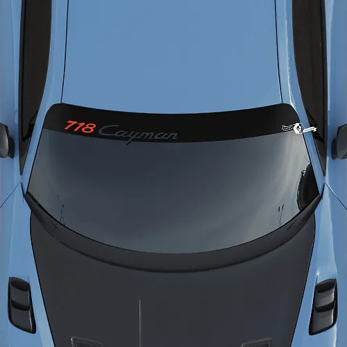 Rear Window Porsche 718 Cayman GT4 RS Decal Sticker