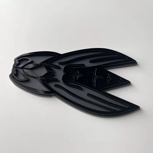Custom 3D Badge Bee Wasp logo Fender Badges Emblem