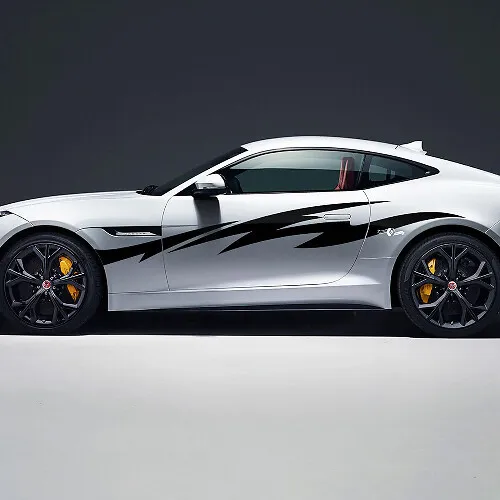 Jaguar F-Type R Side Racing Graphics Decal Sticker