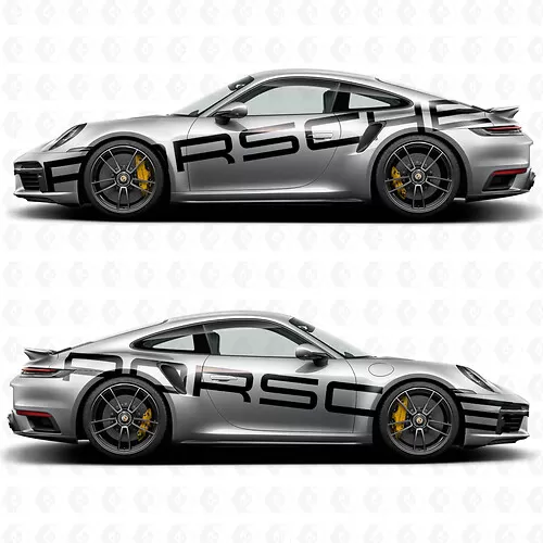 Porsche 911 GT3RS Huge Side Logo Decal Sticker