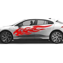 Jaguar F-Type R Side Racing Graphics Vinyl Sticker Set