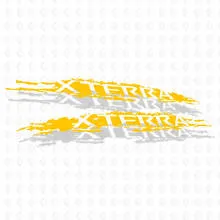 Bed Side Splash Grunge Nissan Xterra Vinyl Decals Stickers